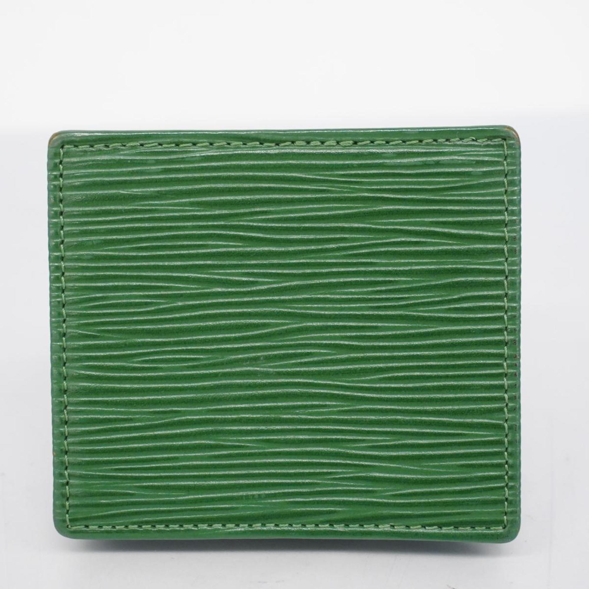 Louis Vuitton Wallet/Coin Case Epi Porte Monnaie Boite M63694 Borneo Green Men's Women's