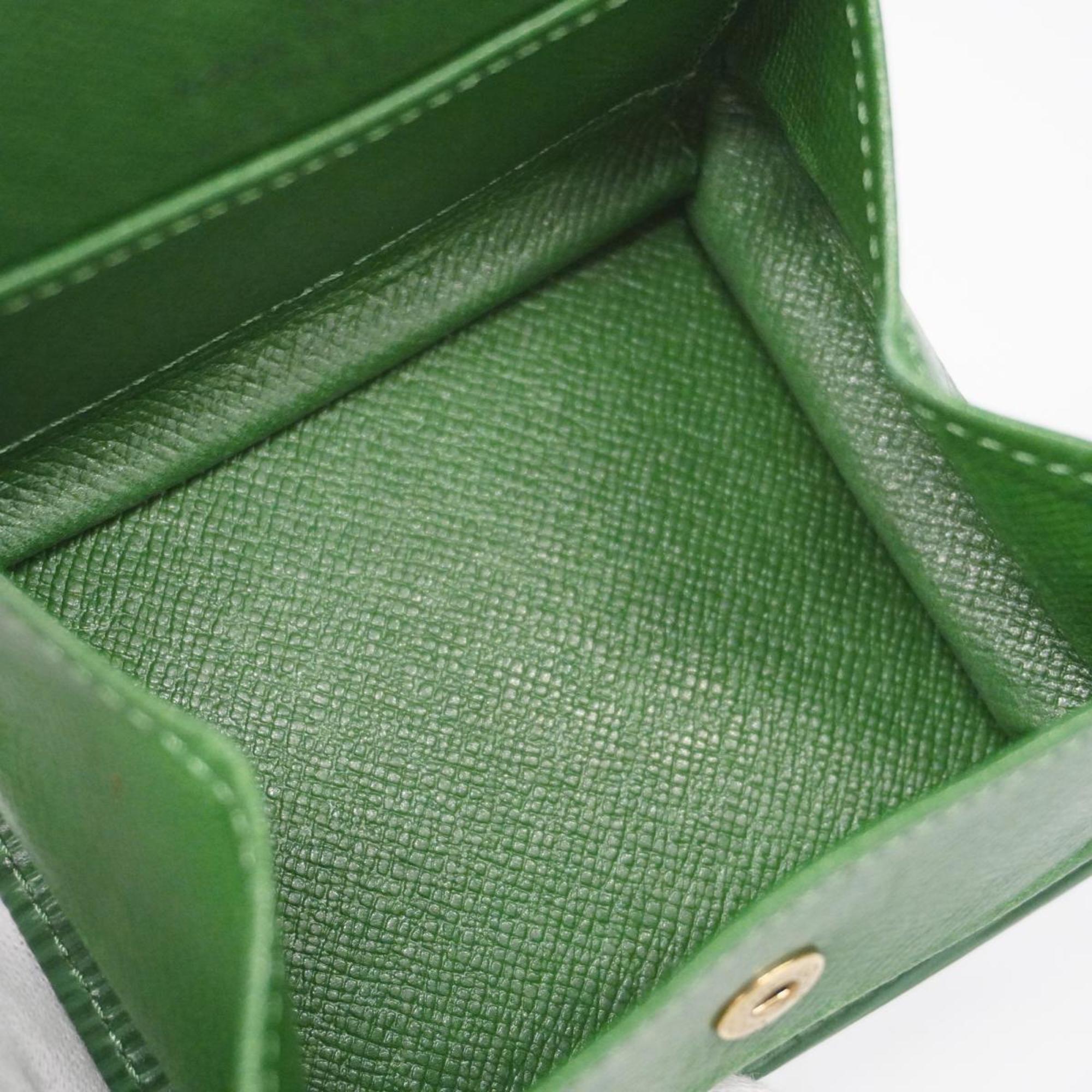 Louis Vuitton Wallet/Coin Case Epi Porte Monnaie Boite M63694 Borneo Green Men's Women's