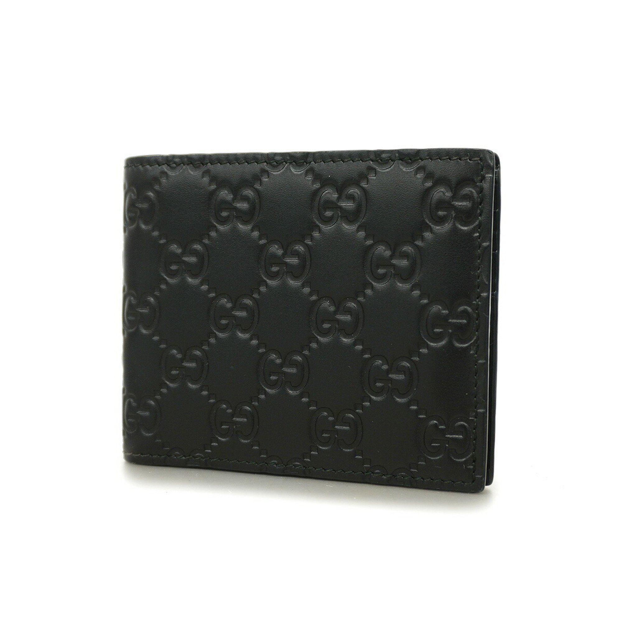 Gucci Wallet Guccissima Leather Black Men's Women's