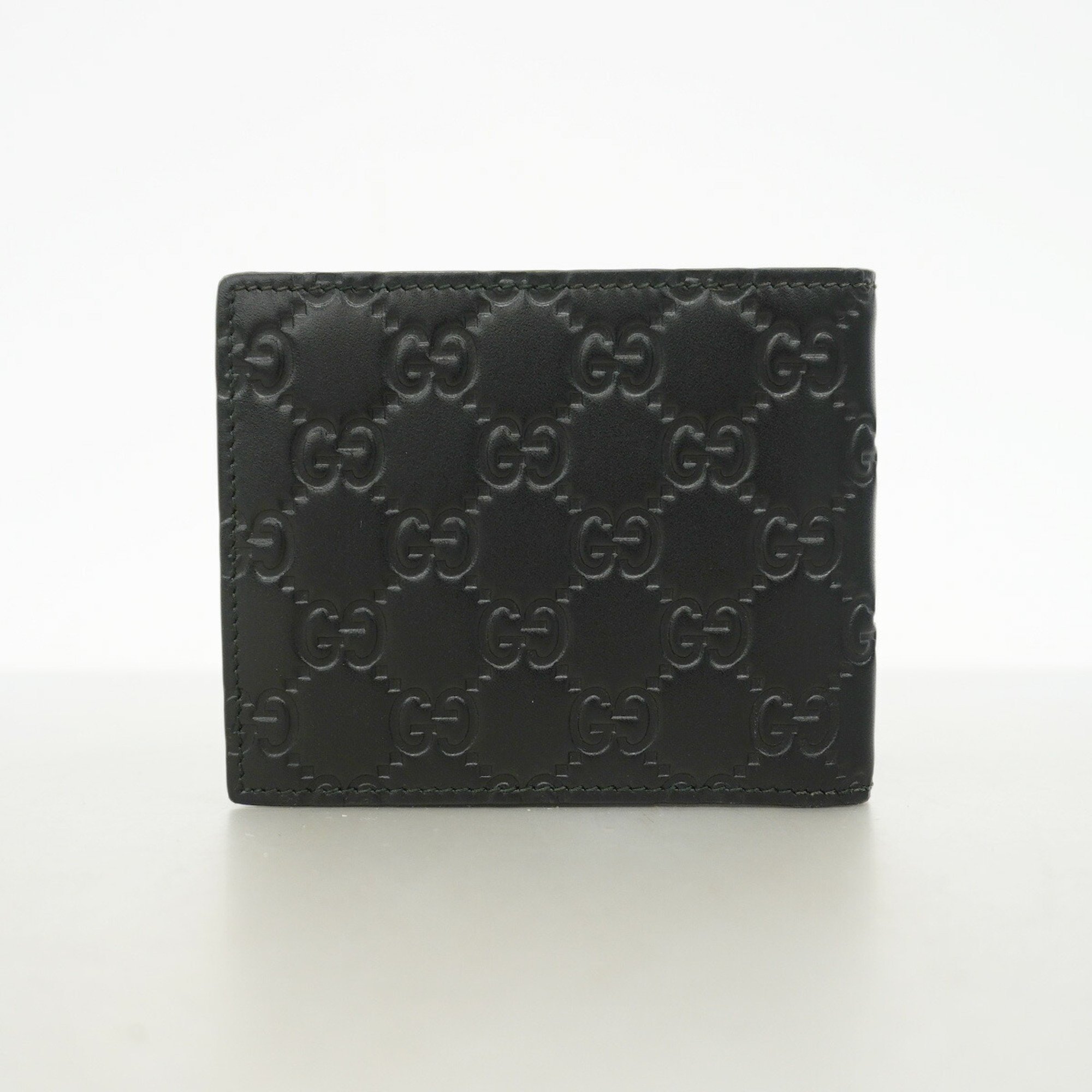 Gucci Wallet Guccissima Leather Black Men's Women's