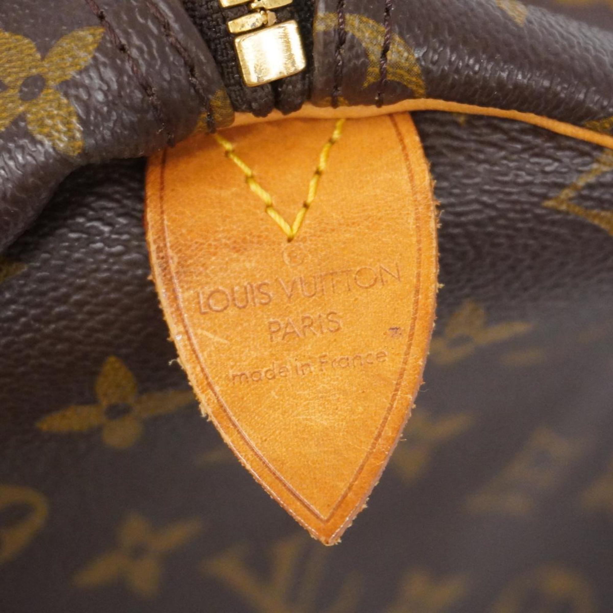 Louis Vuitton Boston Bag Monogram Keepall 55 M41424 Brown Men's Women's