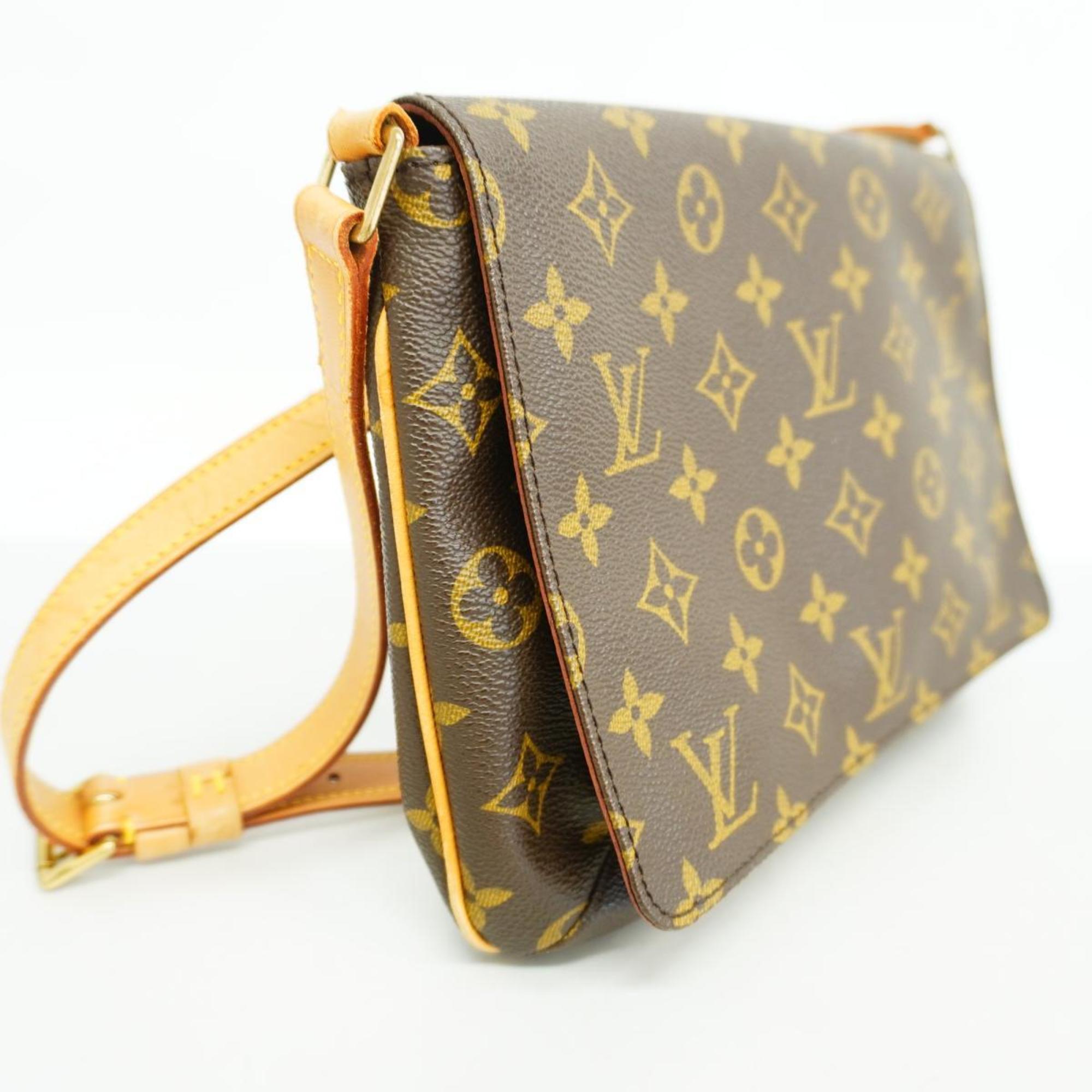 Louis Vuitton Shoulder Bag Monogram Musette Tango Long Strap M51388 Brown Women's