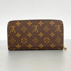 Louis Vuitton Long Wallet Monogram Zippy M41894 Rose Ballerine Men's Women's