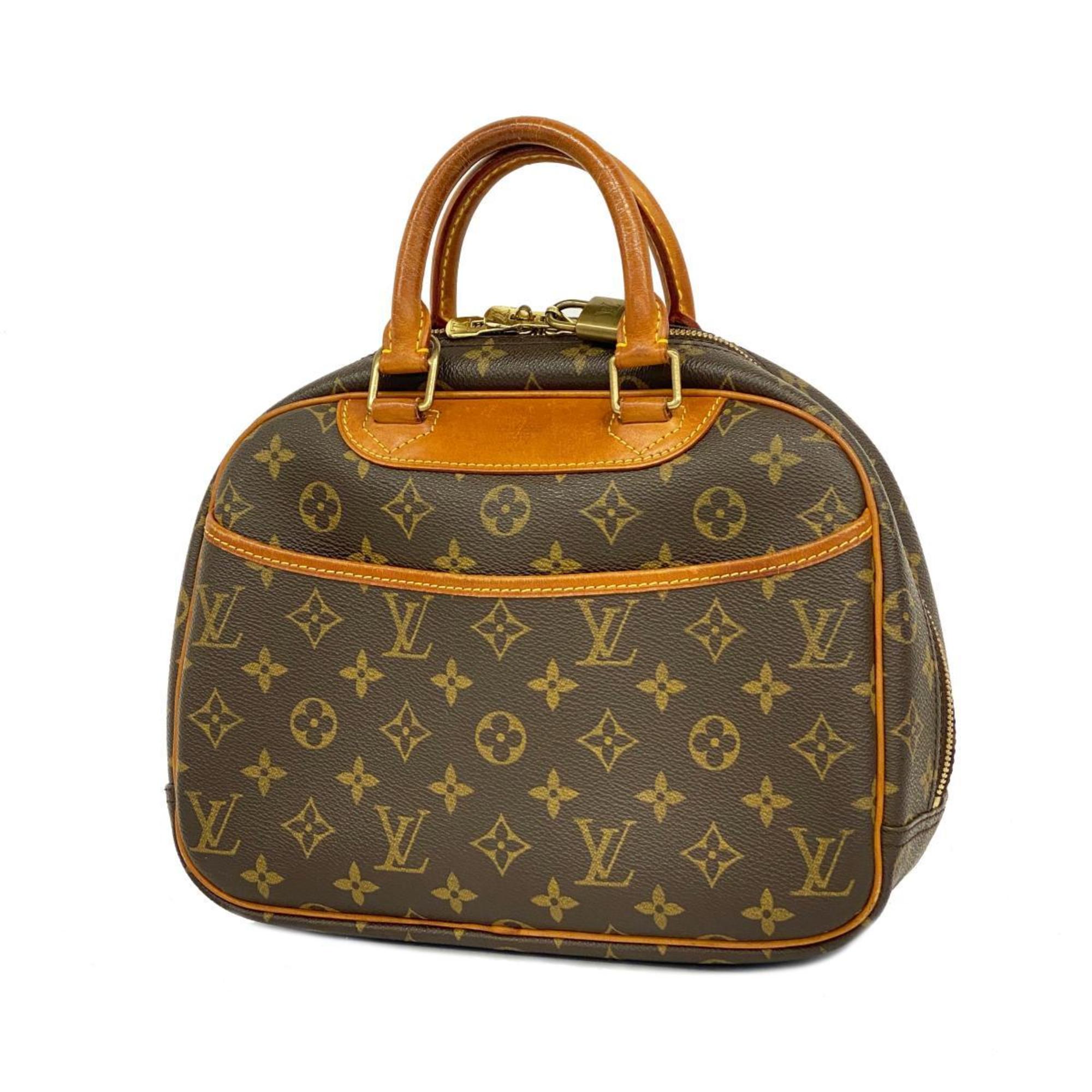 Louis Vuitton Handbag Monogram Trouville M42228 Brown Ladies