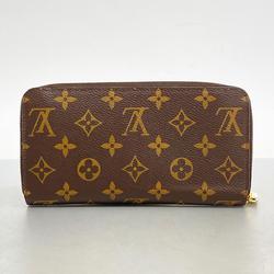 Louis Vuitton Long Wallet Monogram Zippy M42616 Brown Men's Women's