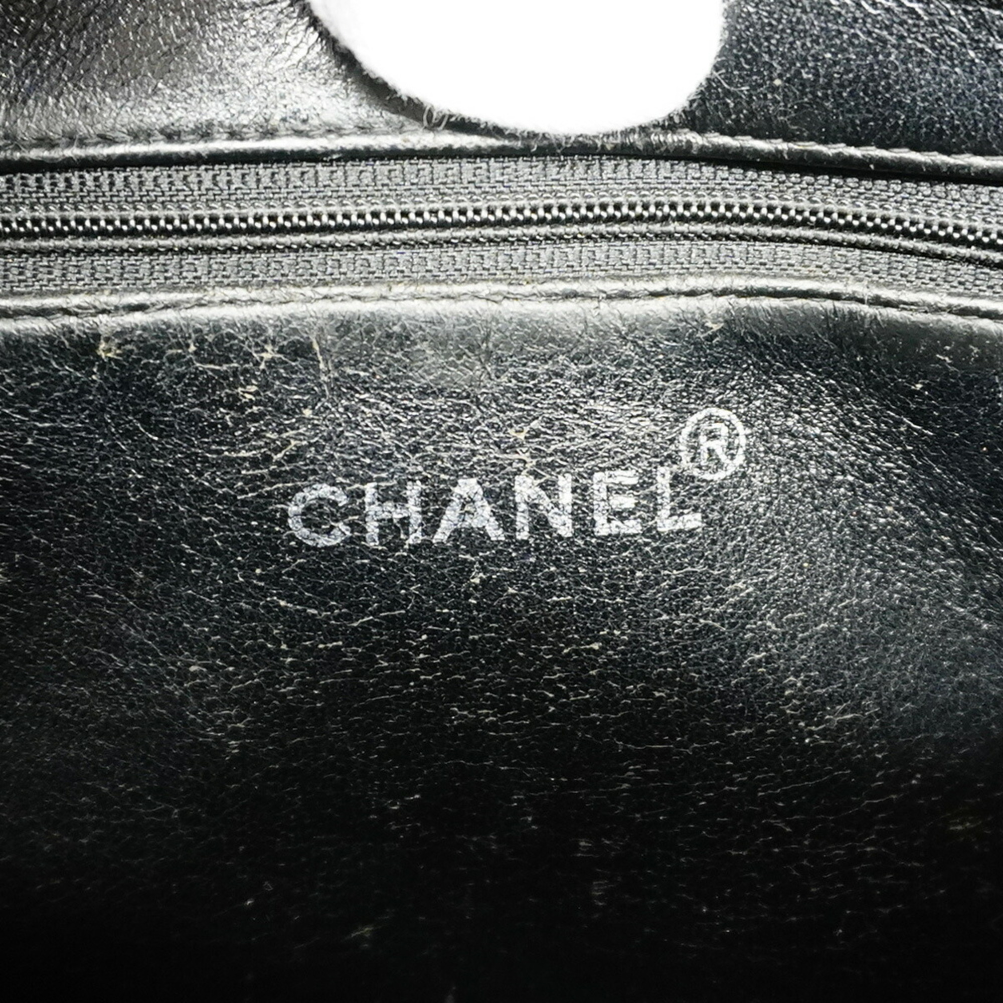 Chanel Tote Bag Reproduction Caviar Skin Black Women's