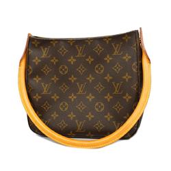 Louis Vuitton Shoulder Bag Monogram Looping MM M51146 Brown Women's