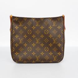 Louis Vuitton Shoulder Bag Monogram Looping MM M51146 Brown Women's