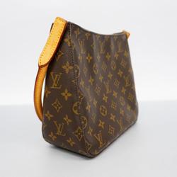 Louis Vuitton Shoulder Bag Monogram Looping MM M51146 Brown Women's