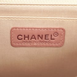 Chanel Shoulder Bag New Travel W Chain Nylon Pink Women's