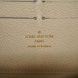 Louis Vuitton Long Wallet Monogram Empreinte Zippy M60546 Neige Ladies