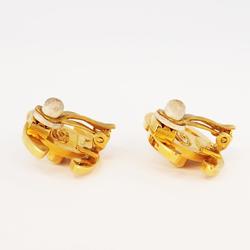 Chanel Earrings Turn Lock GP Plated Gold 95A Women's