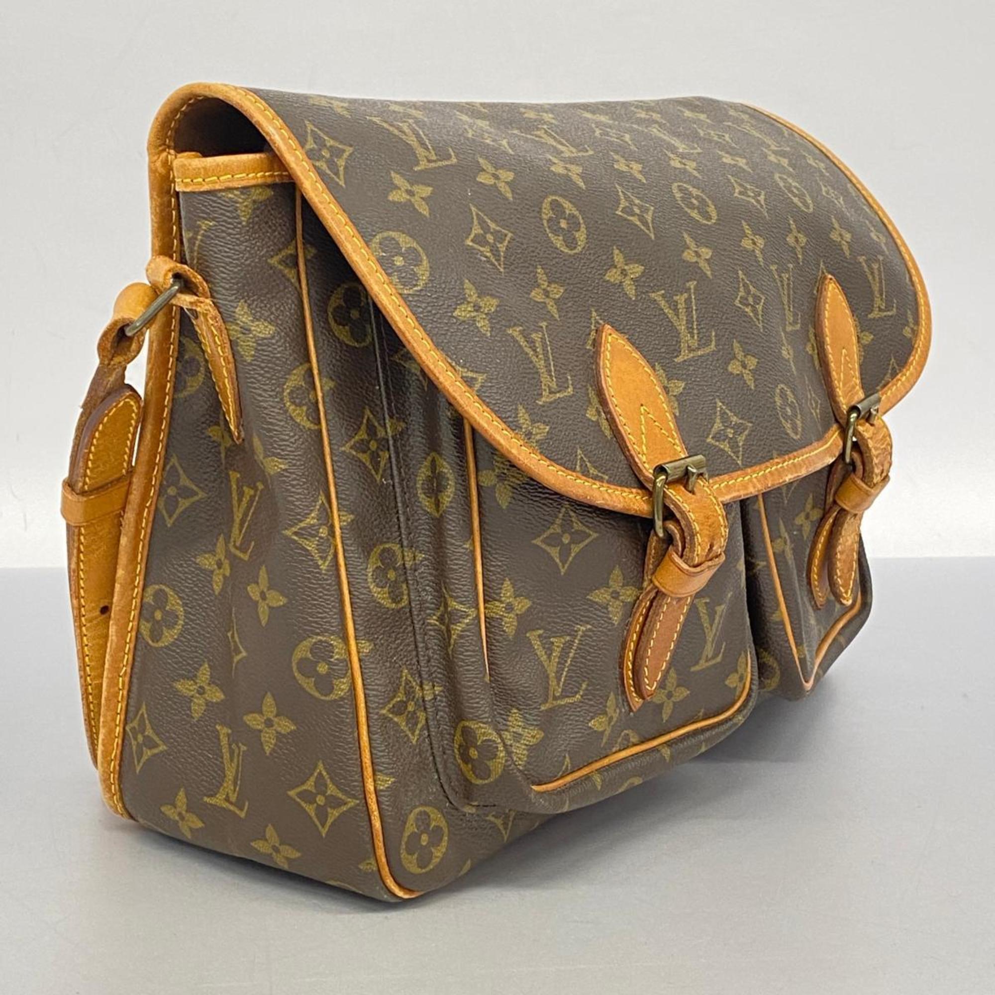 Louis Vuitton Shoulder Bag Monogram Gibessier M42246 Brown Ladies