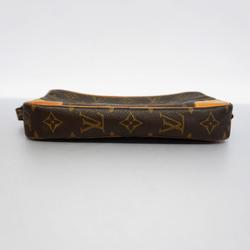 Louis Vuitton Clutch Bag Monogram Marly Dragonne PM M51827 Brown Women's