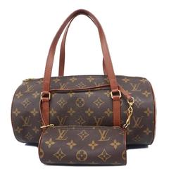 Louis Vuitton handbag Monogram Papillon 30 M51385 Brown ladies