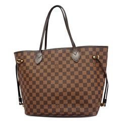 Louis Vuitton Tote Bag Damier Neverfull MM N51105 Ebene Women's