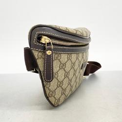 Gucci Waist Bag GG Supreme 233269 Brown Women's