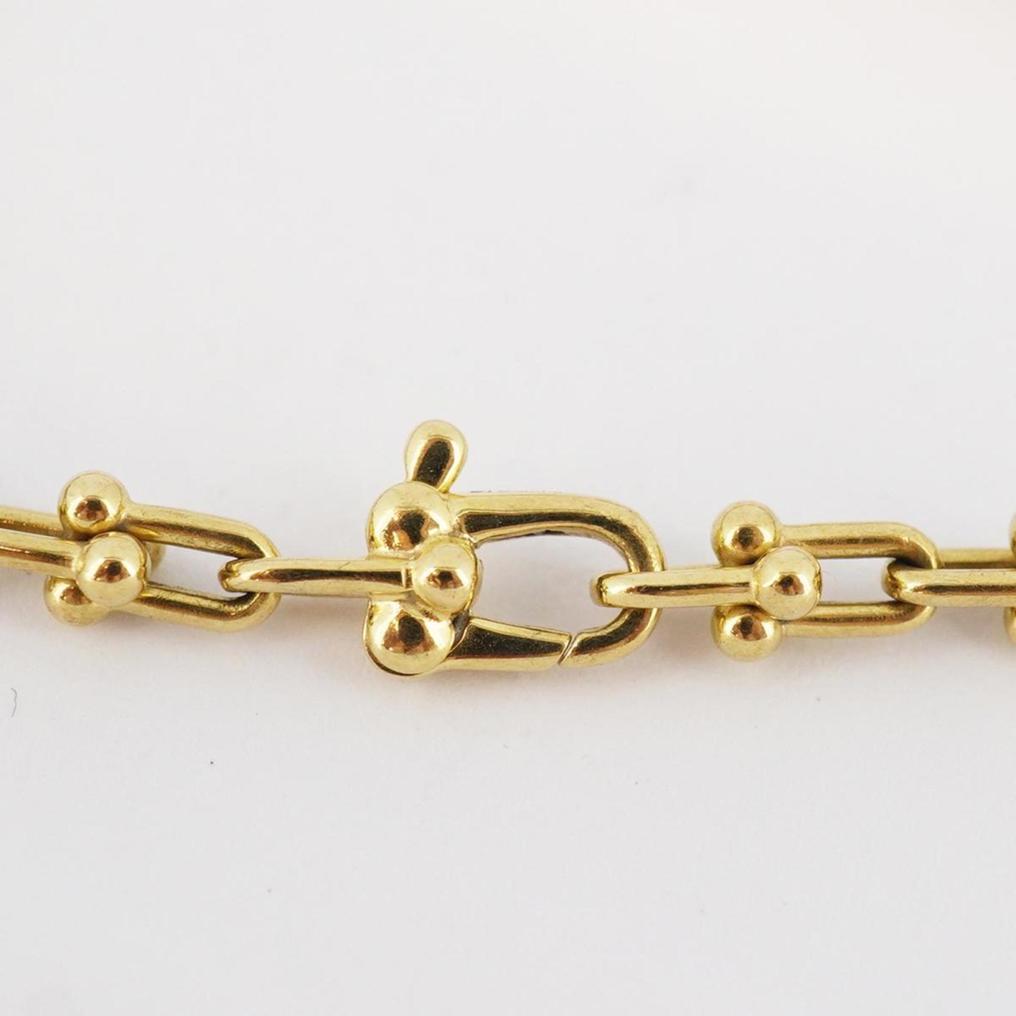 Tiffany Bracelet Micro Hardware Link K18YG Yellow Gold Ladies