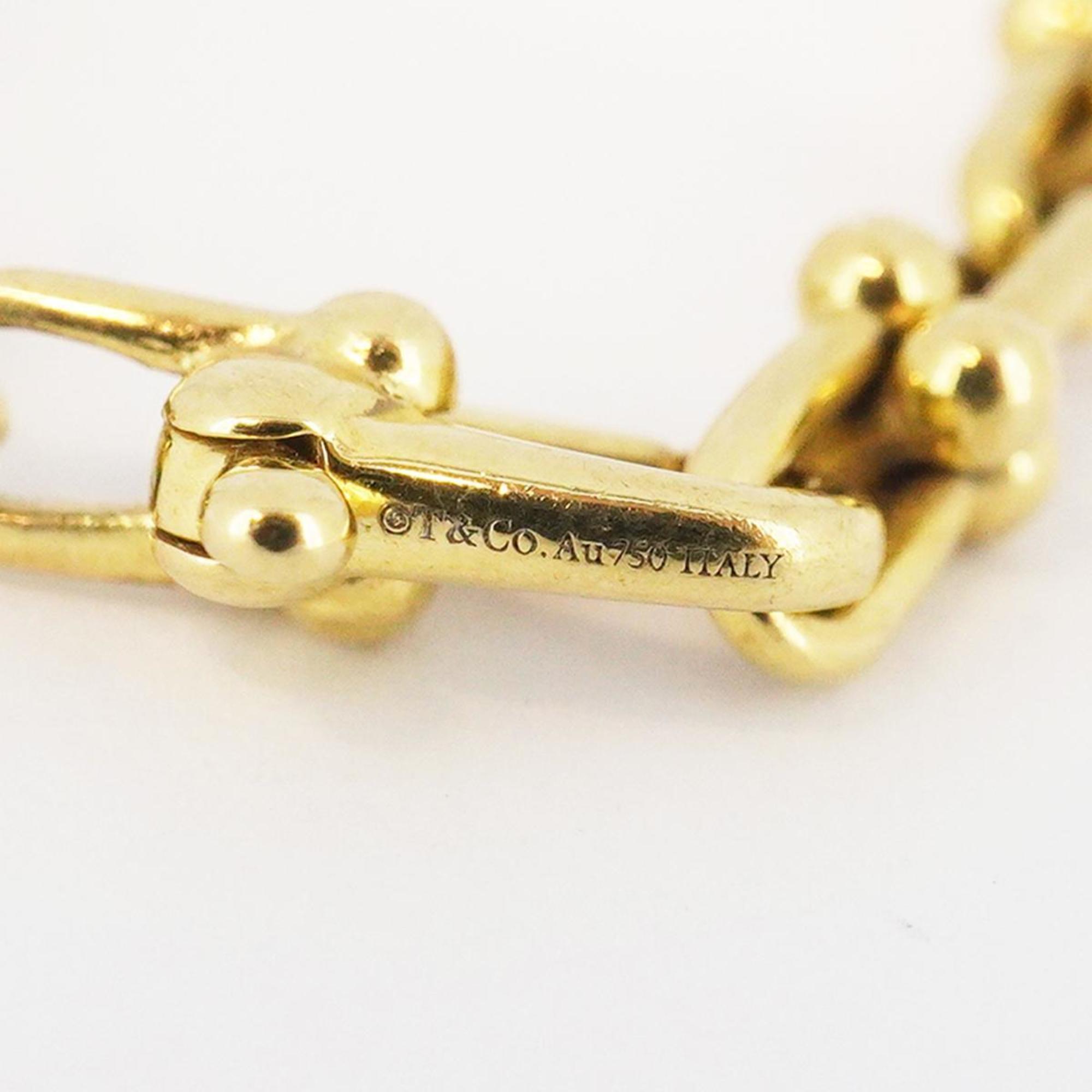 Tiffany Bracelet Micro Hardware Link K18YG Yellow Gold Ladies