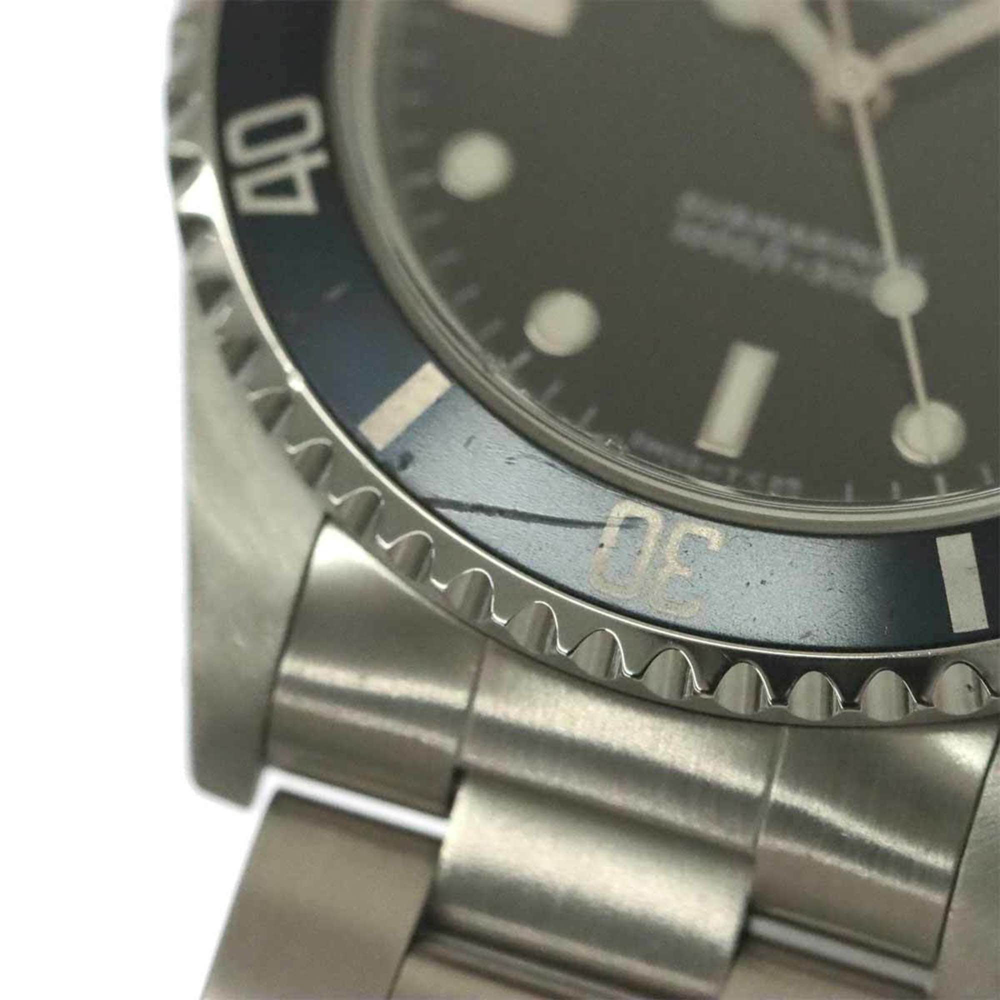 Rolex ROLEX Submariner No Date 14060 U-number Men's Watch Black Automatic Self-winding