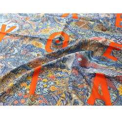 Hermes HERMES Carre 90 Large Scarf Muffler ELEYTHERIA 100% Silk Multicolor