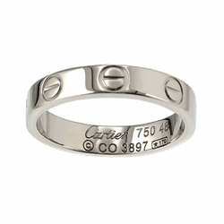 Cartier Love #48 Ring K18 WG White Gold 750 Mini