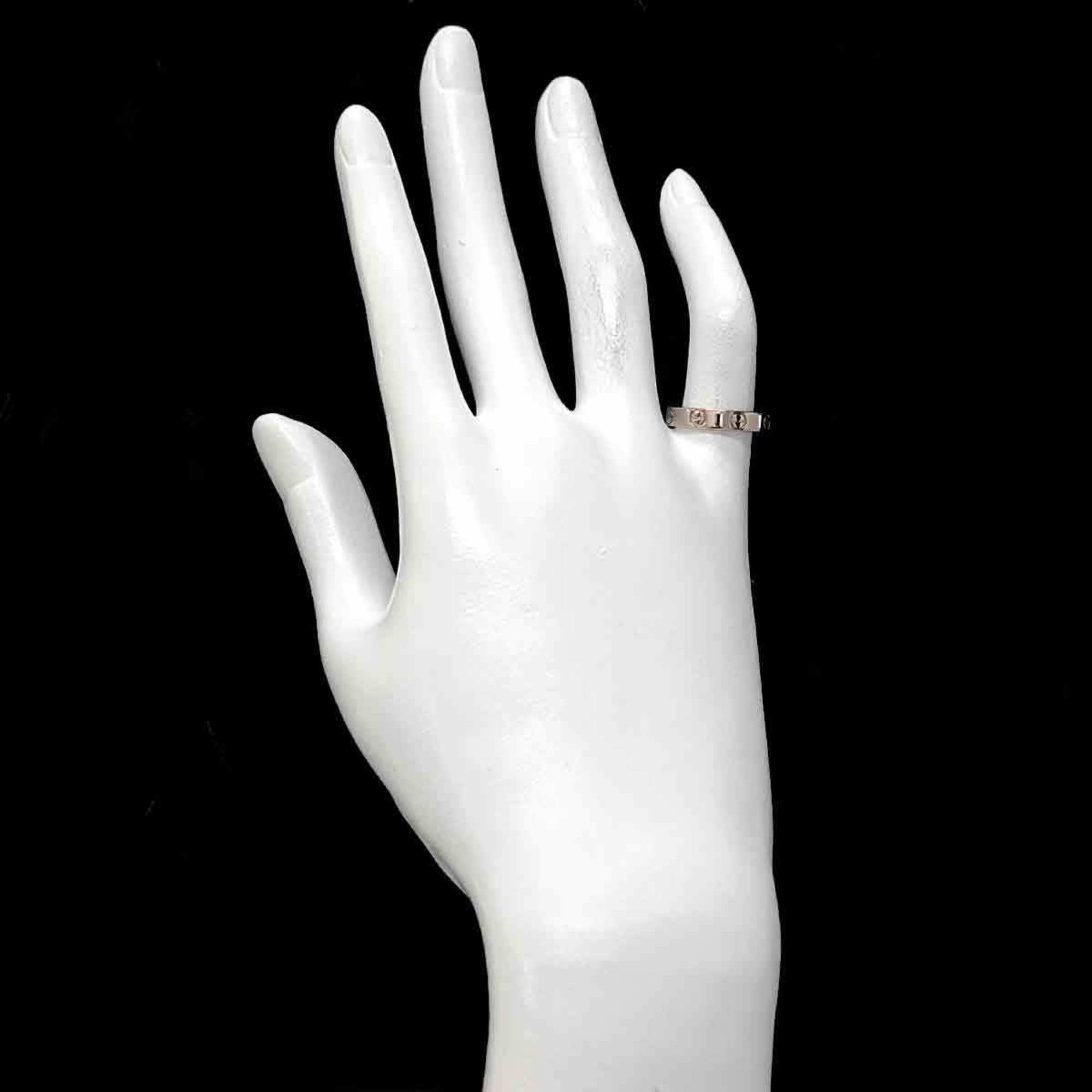 Cartier Love #48 Ring K18 WG White Gold 750 Mini