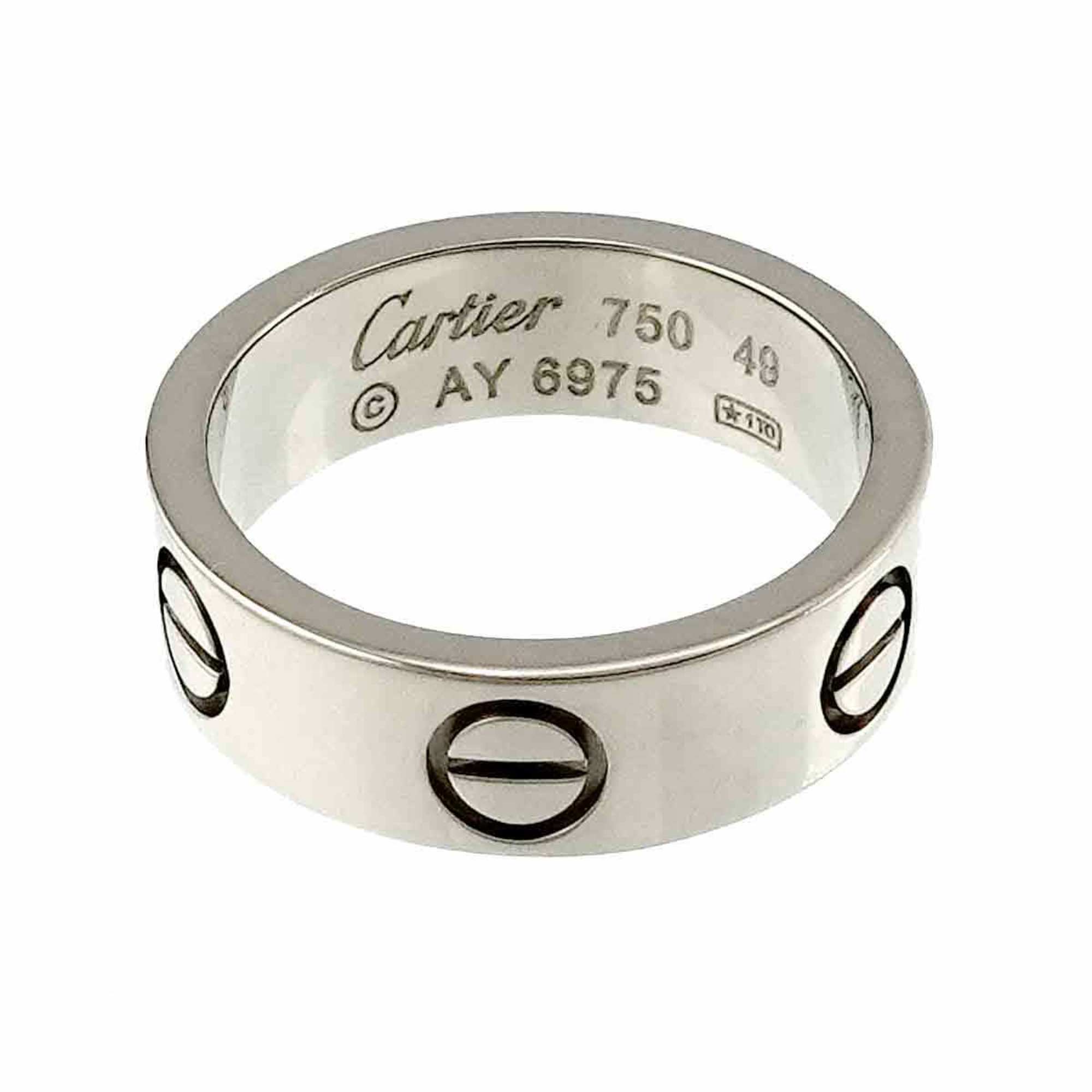 Cartier Love #49 Ring K18 WG White Gold 750