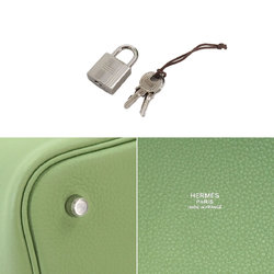 HERMES Picotin Lock 22 MM Handbag Taurillon Maurice Vert Cricket U Stamp