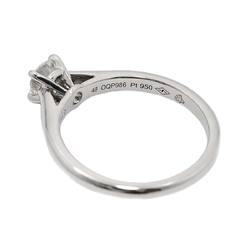 Cartier Solitaire Diamond 0.32ct H VVS2 3EX #48 Ring Pt Platinum