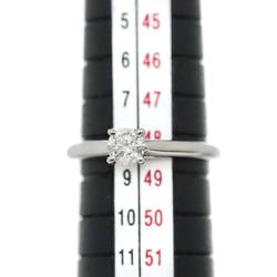 Cartier Solitaire Diamond 0.32ct H VVS2 3EX #48 Ring Pt Platinum