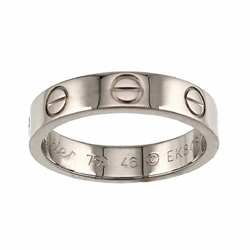 Cartier Love #46 Ring K18 WG White Gold 750 Mini