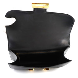 Hermes HERMES Constance 23 Shoulder Bag Ardennes Black Gold Hardware