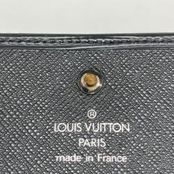 Louis Vuitton Tri-fold Wallet Epi Porte Monnaie Billet Credit M63482 Noir Men's Women's