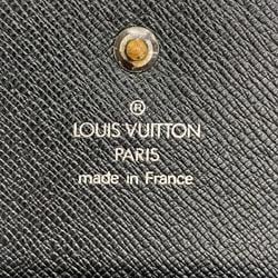 Louis Vuitton Tri-fold Wallet Epi Porte Monnaie Billet Credit M63482 Noir Men's Women's