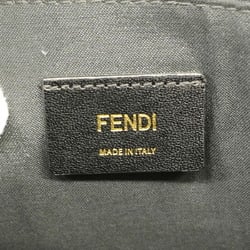 Fendi Clutch Bag Monster Leather Black Men's