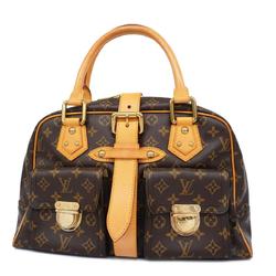 Louis Vuitton Handbag Monogram Manhattan GM M40025 Brown Ladies