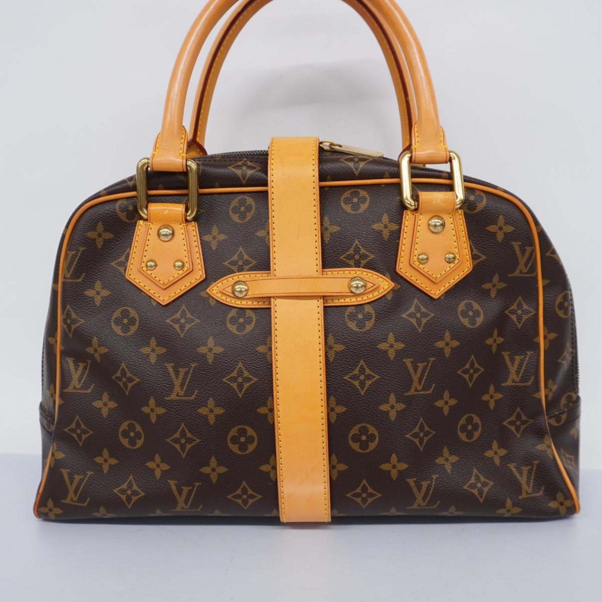 Louis Vuitton Handbag Monogram Manhattan GM M40025 Brown Ladies