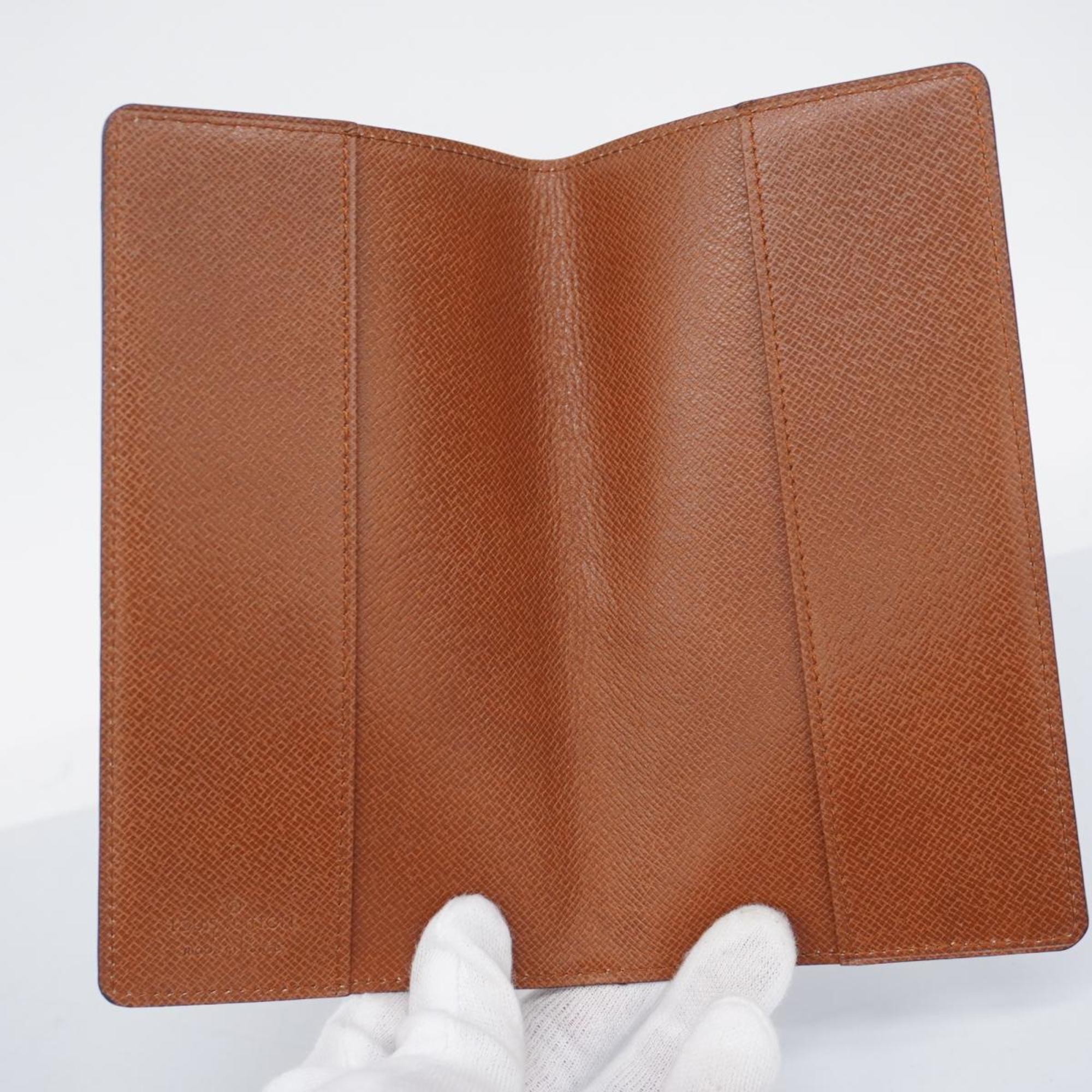 Louis Vuitton Notebook Cover Monogram Pocket M56340 Brown Men's Women's