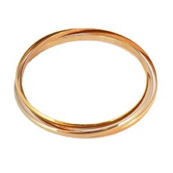 Cartier Bangle Trinity K18YG Yellow Gold K18WG White K18PG Pink Men's Women's