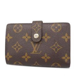 Louis Vuitton Wallet Monogram Portefeuille Viennese M61674 Brown Ladies