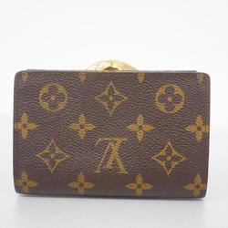 Louis Vuitton Wallet Monogram Portefeuille Viennese M61674 Brown Ladies