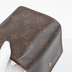 Louis Vuitton Wallet Monogram Compact Zip M61667 Brown Women's