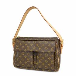 Louis Vuitton Shoulder Bag Monogram Damier Vivacite GM M51163 Brown Women's