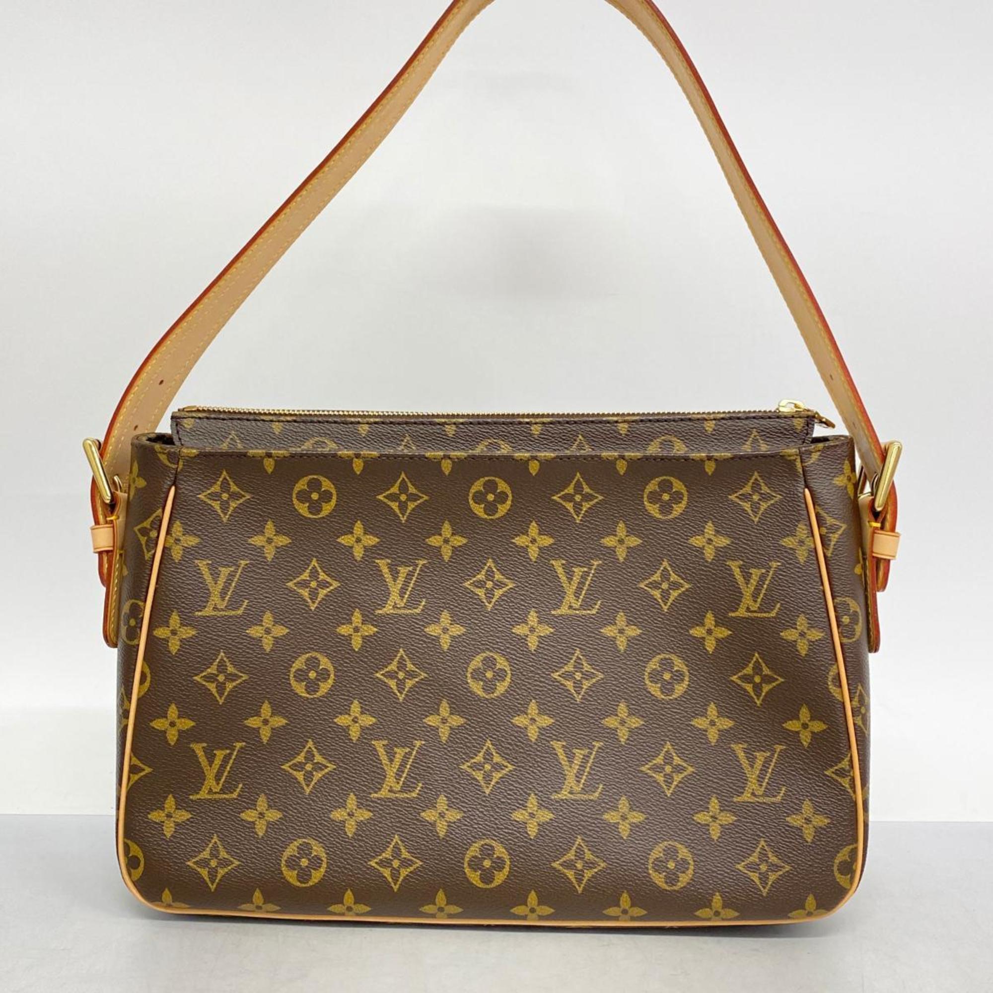 Louis Vuitton Shoulder Bag Monogram Damier Vivacite GM M51163 Brown Women's