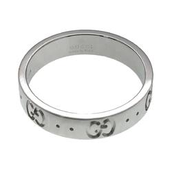 Gucci Icon #12 Ring, K18 WG White Gold 750, Ring