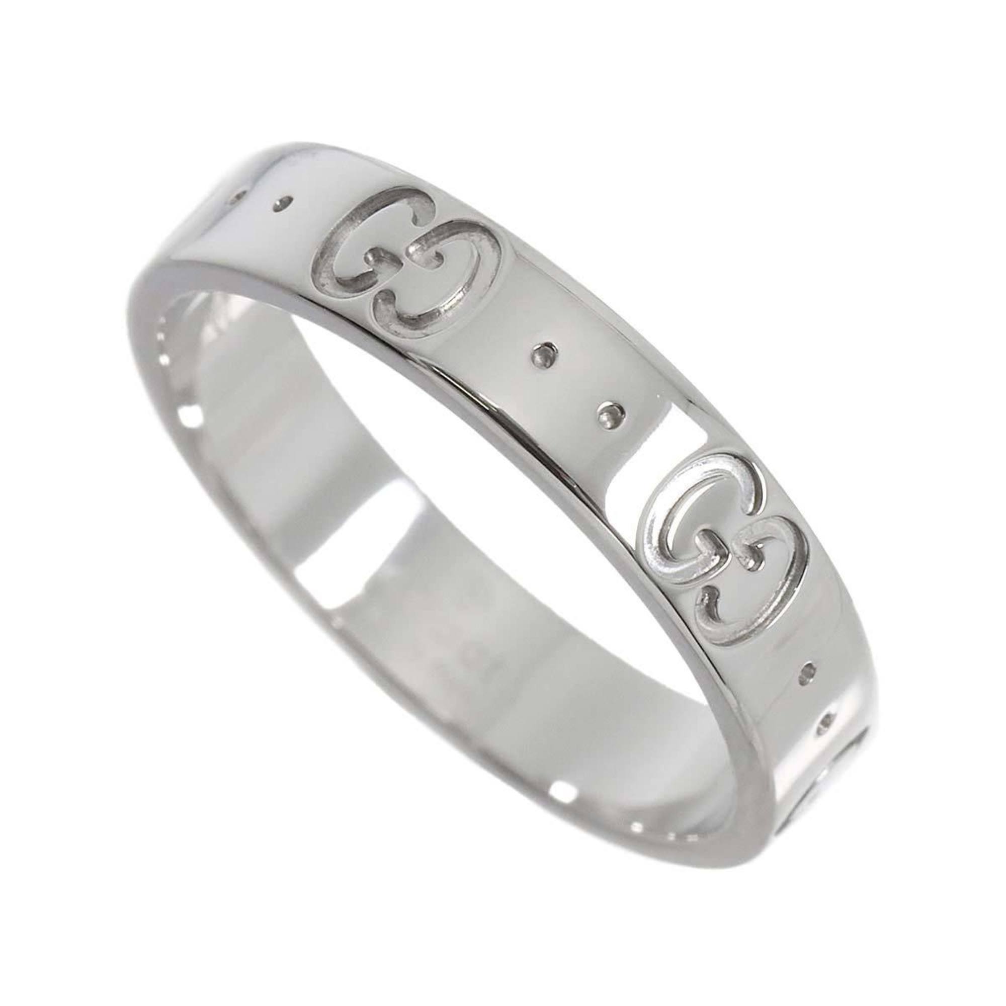 Gucci Icon #12 Ring, K18 WG White Gold 750, Ring