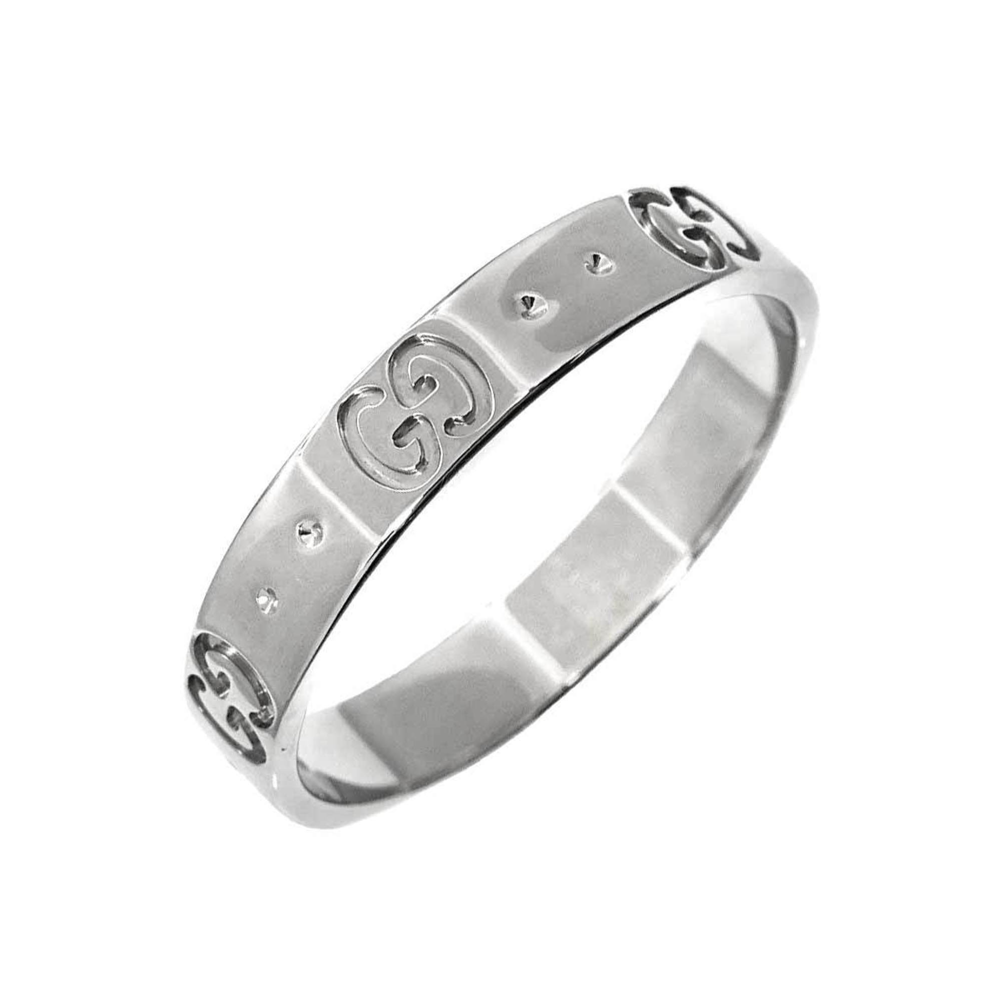 Gucci Icon #19 Ring, K18 WG White Gold 750, Ring