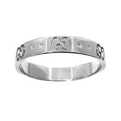 Gucci Icon #19 Ring, K18 WG White Gold 750, Ring