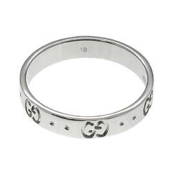 Gucci Icon #19 Ring, K18 WG White Gold 750, Ring